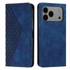 For iPhone 17 Pro Max Diamond Splicing Skin Feel Magnetic Leather Phone Case(Blue) - 1