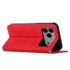 For iPhone 17 Pro Max Diamond Splicing Skin Feel Magnetic Leather Phone Case(Red) - 3