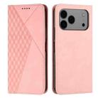 For iPhone 17 Pro Max Diamond Splicing Skin Feel Magnetic Leather Phone Case(Rose Gold) - 1