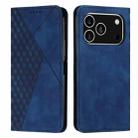For iPhone 17 Pro Diamond Splicing Skin Feel Magnetic Leather Phone Case(Blue) - 1