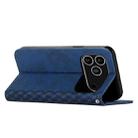 For iPhone 17 Pro Diamond Splicing Skin Feel Magnetic Leather Phone Case(Blue) - 3