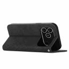 For iPhone 17 Pro Diamond Splicing Skin Feel Magnetic Leather Phone Case(Black) - 3