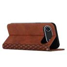 For iPhone 17 Air Diamond Splicing Skin Feel Magnetic Leather Phone Case(Brown) - 3