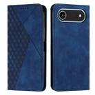 For iPhone 17 Air Diamond Splicing Skin Feel Magnetic Leather Phone Case(Blue) - 1