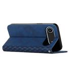 For iPhone 17 Air Diamond Splicing Skin Feel Magnetic Leather Phone Case(Blue) - 3