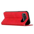 For iPhone 17 Air Diamond Splicing Skin Feel Magnetic Leather Phone Case(Red) - 3