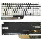 For Dell Inspiron 15 7590 / 7791 / 5584 US Version Backlight Laptop Keyboard(Silver) - 1