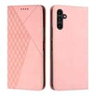 For Samsung Galaxy A25 5G Diamond Splicing Skin Feel Magnetic Leather Phone Case(Rose Gold) - 1