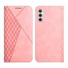 For Samsung Galaxy S23 FE 5G Diamond Splicing Skin Feel Magnetic Leather Phone Case(Rose Gold) - 1