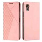 For Samsung Galaxy Xcover 7 Diamond Splicing Skin Feel Magnetic Leather Phone Case(Rose Gold) - 1