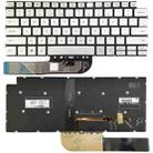 For Dell Inspiron 7490 / Vostro 5390 US Version Backlight Laptop Keyboard(Silver) - 1