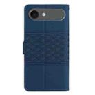 For iPhone 17 Air Diamond Embossed Skin Feel Leather Phone Case(Dark Blue) - 3
