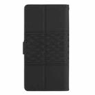For iPhone 17 Pro Max Diamond Embossed Skin Feel Leather Phone Case(Black) - 3
