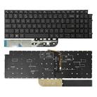 For Dell Inspiron 15-3511 3515 5510 7510 16-7610 US Version Backlight Laptop Keyboard(Black) - 1