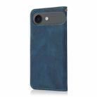 For iPhone 17 Air Dual-color Stitching Leather Phone Case(Blue Green) - 3