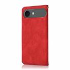 For iPhone 17 Air Dual-color Stitching Leather Phone Case(Red Blue) - 3