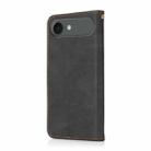 For iPhone 17 Air Dual-color Stitching Leather Phone Case(Black Brown) - 3