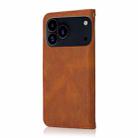 For iPhone 17 Pro Max Dual-color Stitching Leather Phone Case(Brown Red) - 3