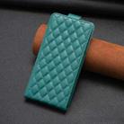 For OPPO A96 5G / Reno7 Z Diamond Lattice Vertical Flip Leather Phone Case(Green) - 2