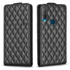 For vivo Y11 / Y15 / Y12 / Y17 Diamond Lattice Vertical Flip Leather Phone Case(Black) - 1