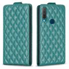 For vivo Y11 / Y15 / Y12 / Y17 Diamond Lattice Vertical Flip Leather Phone Case(Green) - 1