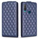 For vivo Y11 / Y15 / Y12 / Y17 Diamond Lattice Vertical Flip Leather Phone Case(Blue) - 1