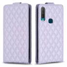 For vivo Y11 / Y15 / Y12 / Y17 Diamond Lattice Vertical Flip Leather Phone Case(Purple) - 1