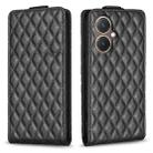 For vivo Y27 4G Diamond Lattice Vertical Flip Leather Phone Case(Black) - 1