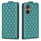 For vivo Y27 4G Diamond Lattice Vertical Flip Leather Phone Case(Green) - 1