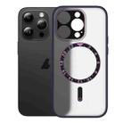 For iPhone 14 Pro Dial Plate Magsafe Phone Case(Purple) - 1