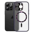For iPhone 13 Pro Dial Plate Magsafe Phone Case(Purple) - 1
