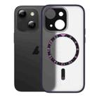 For iPhone 13 Dial Plate Magsafe Phone Case(Purple) - 1
