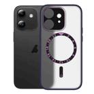 For iPhone 12 Dial Plate Magsafe Phone Case(Purple) - 1