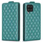 For Samsung Galaxy A32 4G Diamond Lattice Vertical Flip Leather Phone Case(Green) - 1