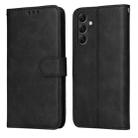 For Samsung Galaxy A15 Classic Calf Texture Flip Leather Phone Case(Black) - 1