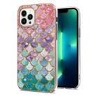 For iPhone 15 Pro Electroplating Pattern IMD TPU Shockproof Case(Colorful Scales) - 1