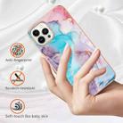 For iPhone 16 Pro Max Electroplating Pattern IMD TPU Shockproof Case(Milky Way Blue Marble) - 2