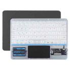 X11-AS 10 inch Tablet Universal Transparent Backlit Touch Keyboard Compatible For iOS&Android&Windows System(Transparent) - 1