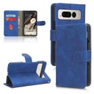 For Google Pixel Fold Skin Feel Magnetic Flip Leather Phone Case(Blue) - 1
