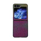 For Samsung Galaxy Z Flip5 Colorful Glitter PC Shockproof Phone Case(Purple) - 1