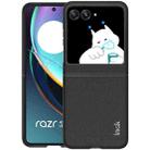 For Motorola Razr 40 Ultra imak Ruiyi Series Carbon Fiber PU + PC Phone Case - 1