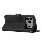 For iPhone 17 Pro Max Stitching Calf Texture Buckle Leather Phone Case(Black) - 3