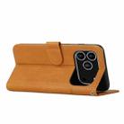 For iPhone 17 Pro Stitching Calf Texture Buckle Leather Phone Case(Yellow) - 3
