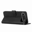 For iPhone 17 Air Stitching Calf Texture Buckle Leather Phone Case(Black) - 3