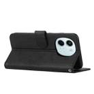 For Tecno Spark 30 5G Stitching Calf Texture Buckle Leather Phone Case(Black) - 3