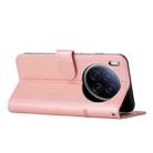 For Tecno Camon 40 Premier Stitching Calf Texture Buckle Leather Phone Case(Rose Gold) - 3