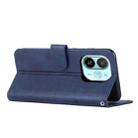 For Tecno Spark 30C 5G / Pop 9 5G Stitching Calf Texture Buckle Leather Phone Case(Blue) - 3