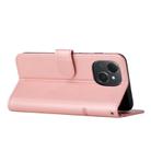 For Tecno Spark 40C Stitching Calf Texture Buckle Leather Phone Case(Rose Gold) - 3
