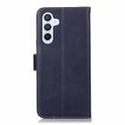 For Samsung Galaxy S25 FE 5G Crazy Horse Top Layer Cowhide Leather Phone Case(Blue) - 3