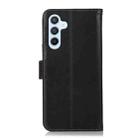 For Samsung Galaxy S25 FE 5G Crazy Horse Top Layer Cowhide Leather Phone Case(Black) - 3
